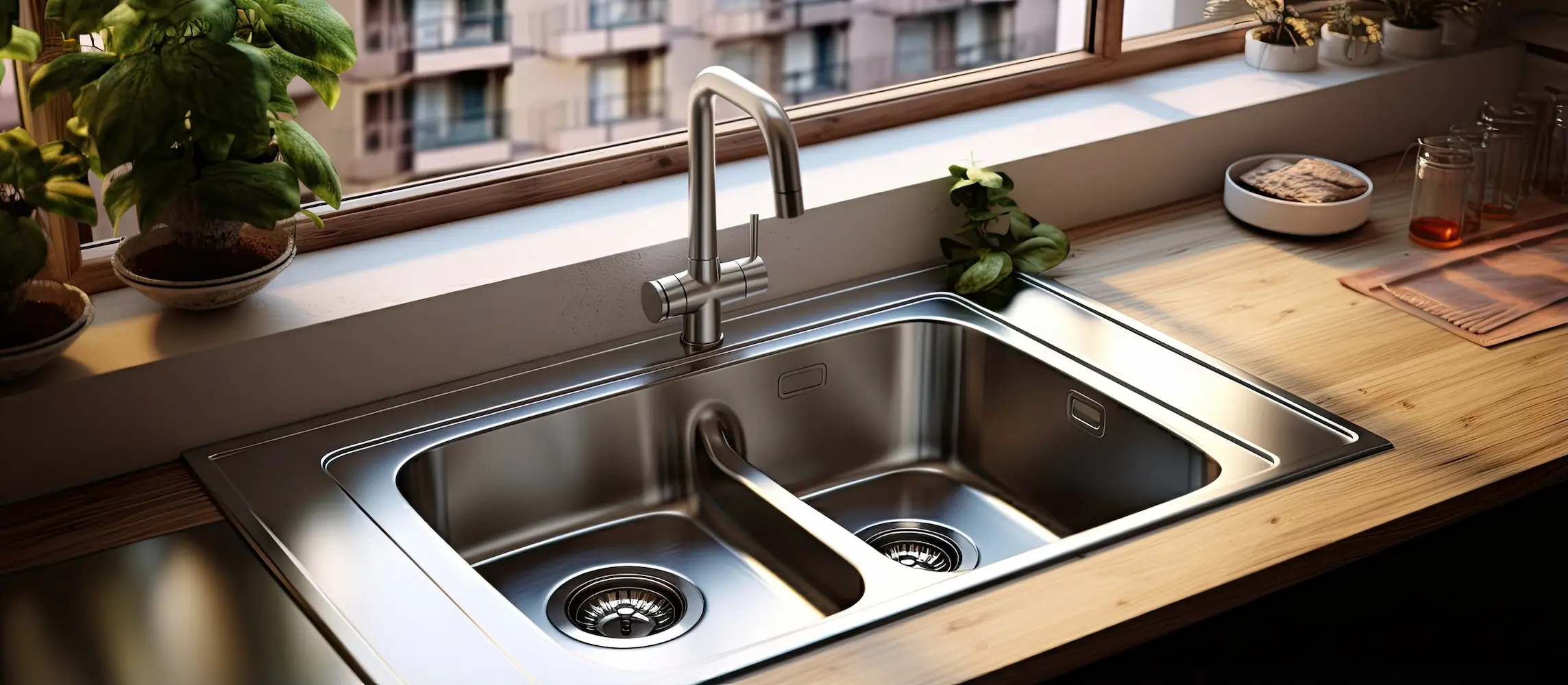 Kitchen sink setup